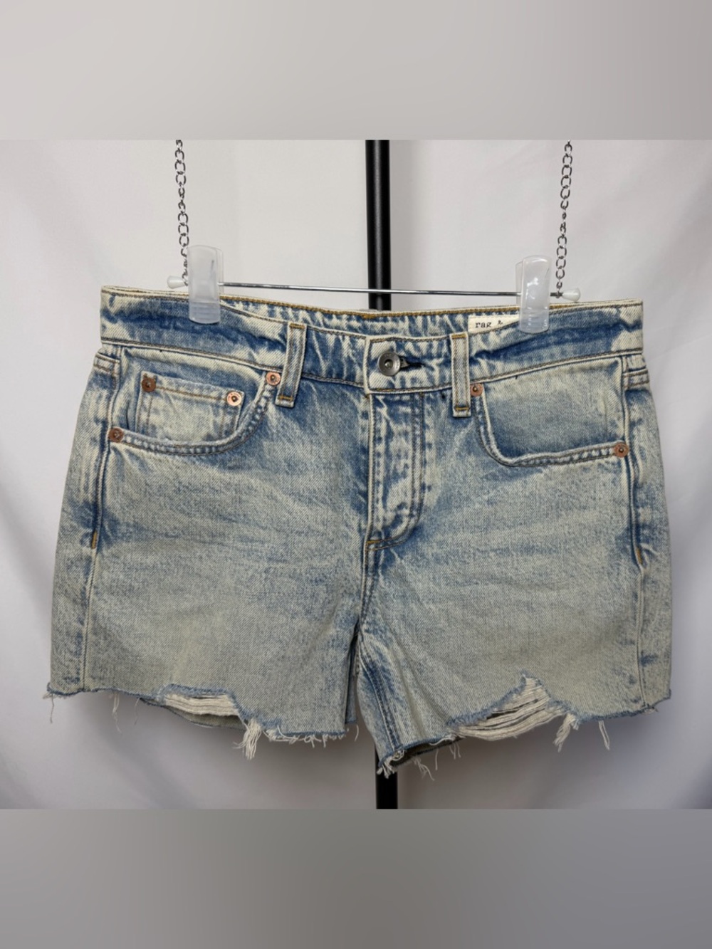 NWT- rag & bone Dre Boyfriend Short - Stella - Size 23